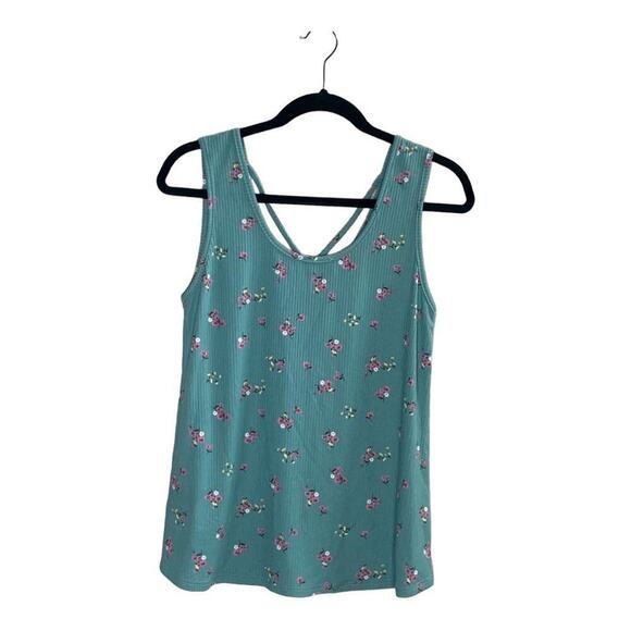 NWOT Gilli Floral Sleeveless Tank Top - Picture 1 of 8